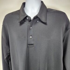 Propper  Men's L Large Long Sleeve Utility Polo Black Tactical